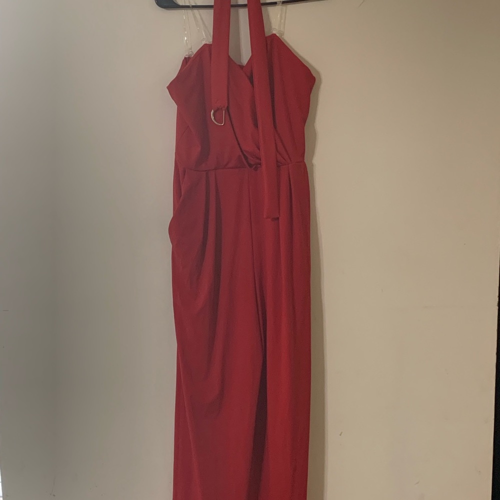 Red jumpsuit
